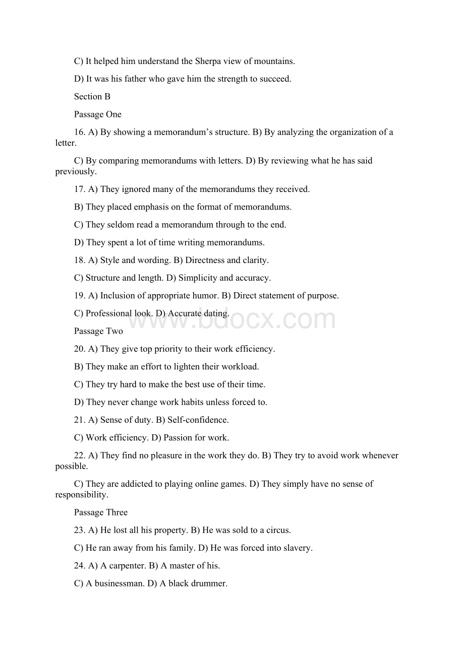 大学英语六级考试真题Word格式.docx_第3页