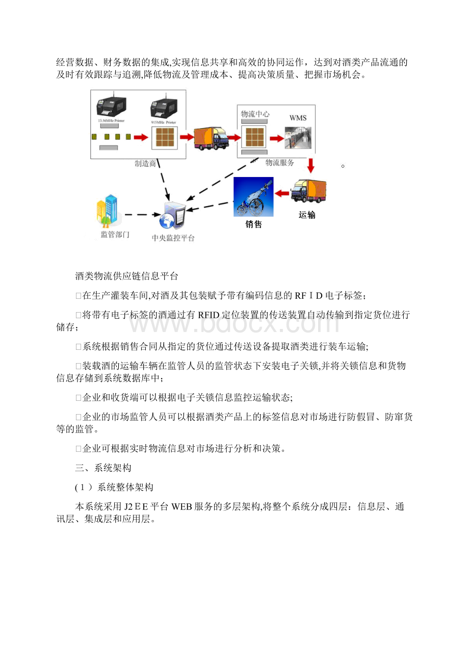 酒类物流供应链信息管理系统Word文档格式.docx_第2页