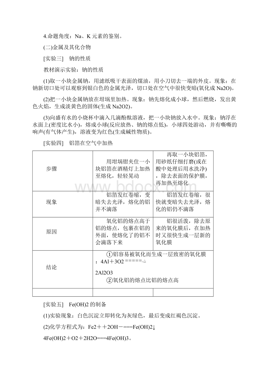 高考化学考前回顾实验专题回扣50例.docx_第2页