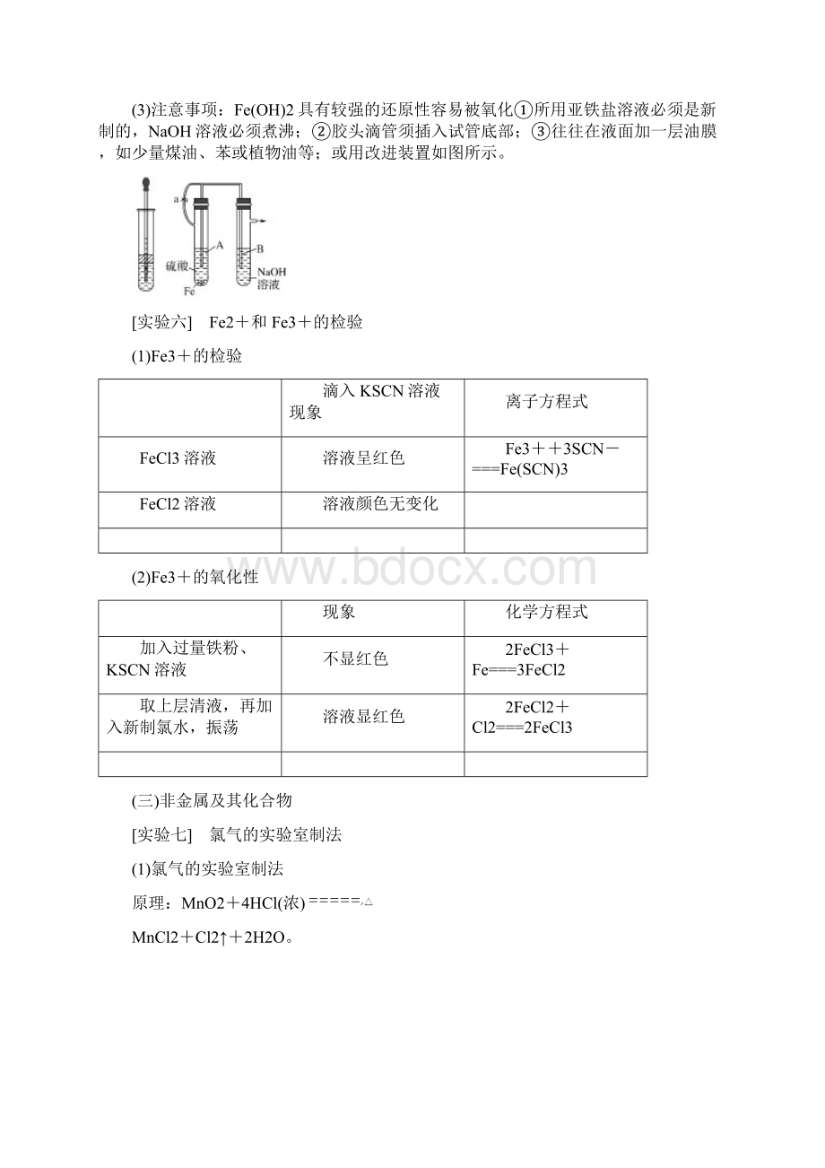 高考化学考前回顾实验专题回扣50例.docx_第3页