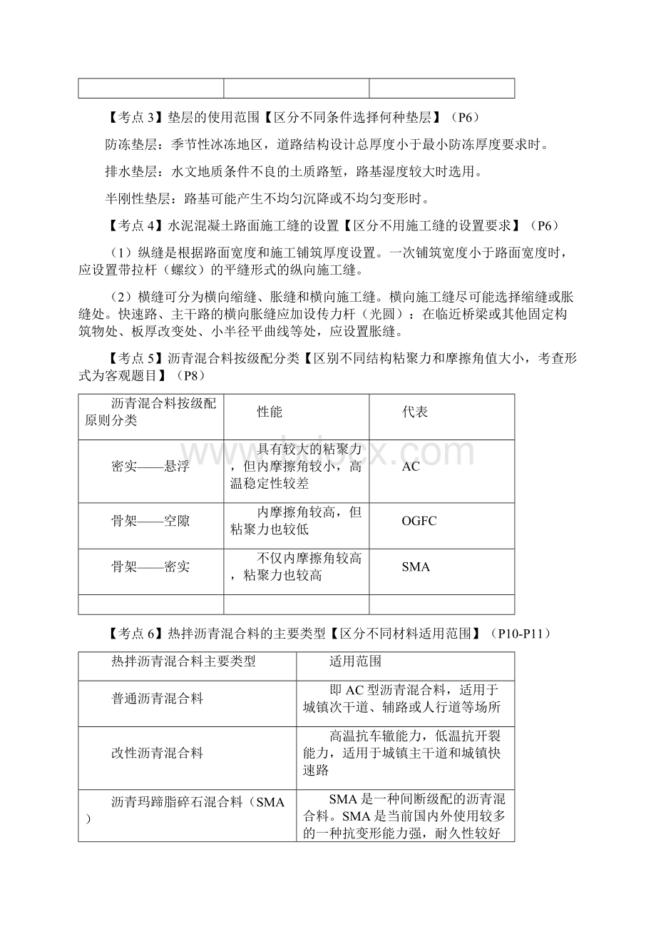 一级建造师市政实务考点汇总十页纸.docx_第2页