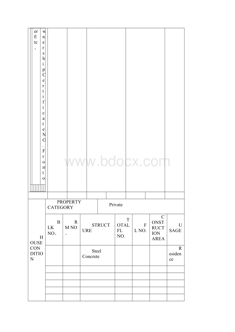 天津市房地产权证翻译模板范本模板.docx_第3页