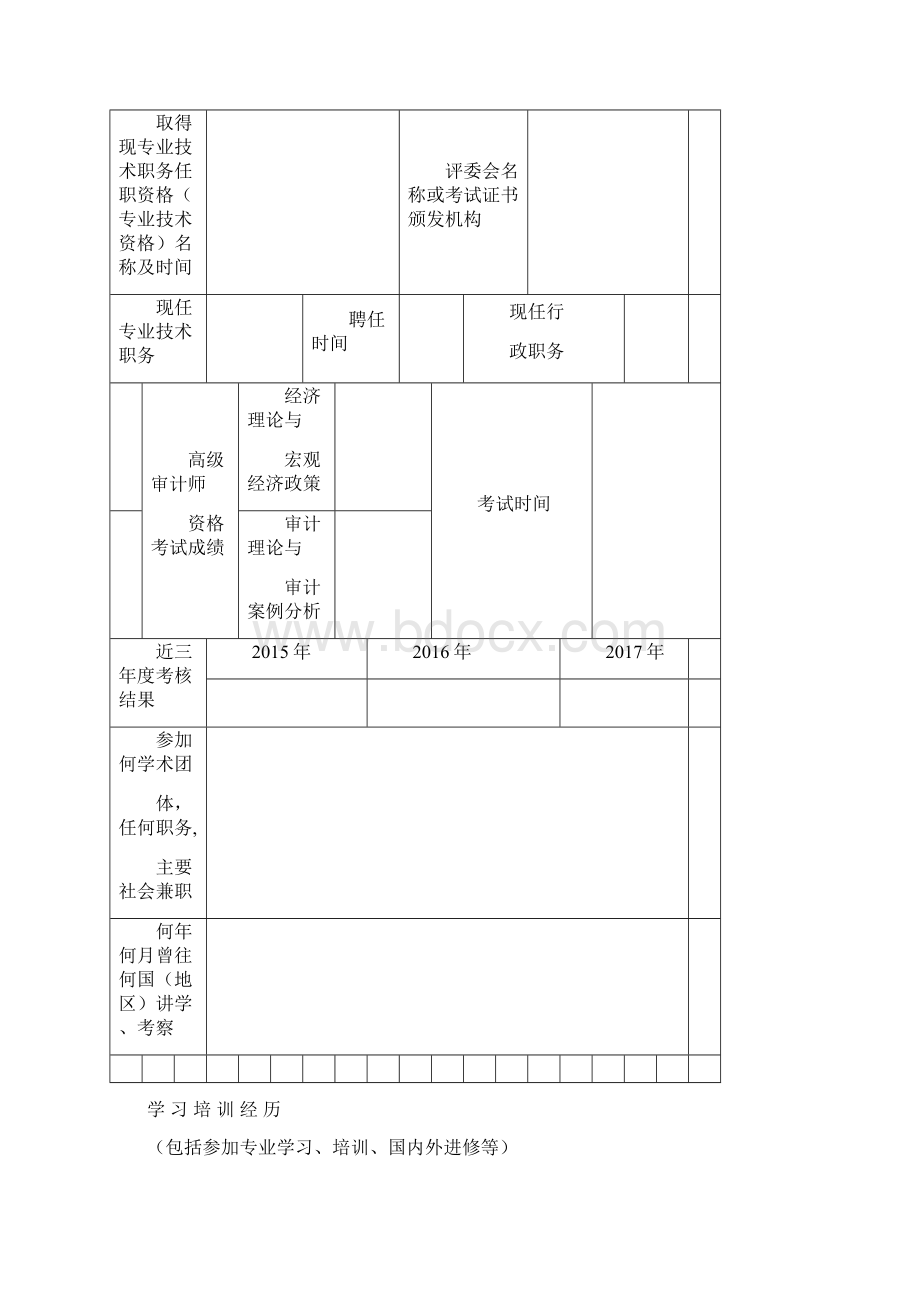 高级审计师任职资格Word下载.docx_第3页