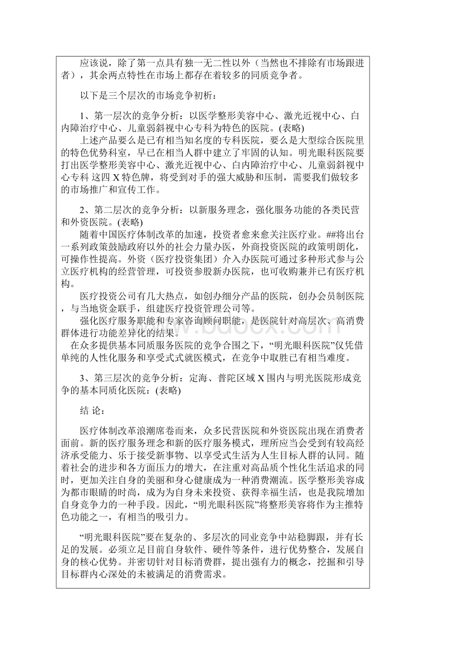 眼科医院推广策划方案.docx_第2页