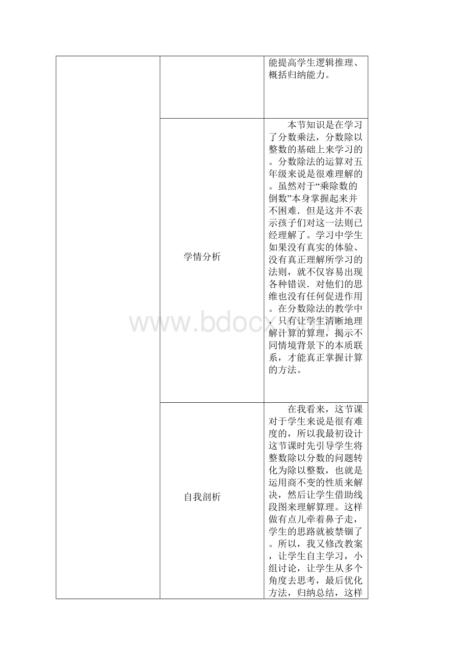 小学数学整数除以分数教学设计学情分析教材分析课后反思Word文档下载推荐.docx_第2页