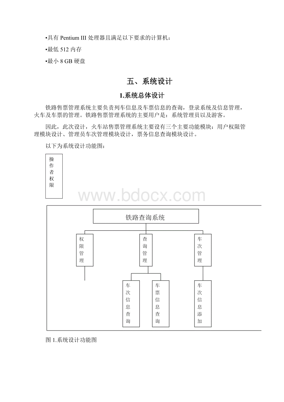 通用铁路交通查询向导系统的设计与实现Word文件下载.docx_第2页