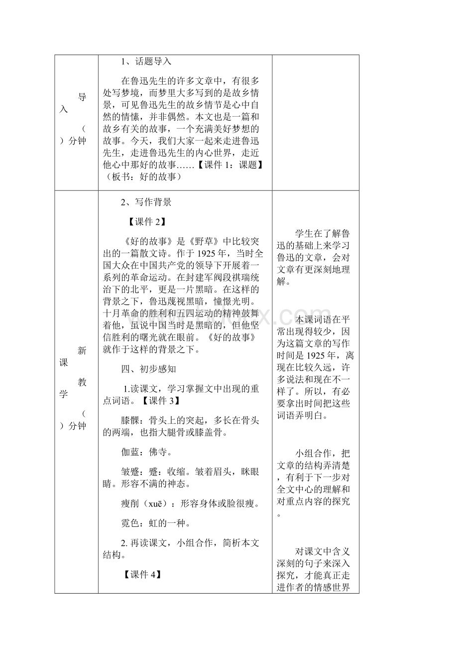 部编版六年级语文上册第25课《好的故事》精品教案+说课稿.docx_第2页