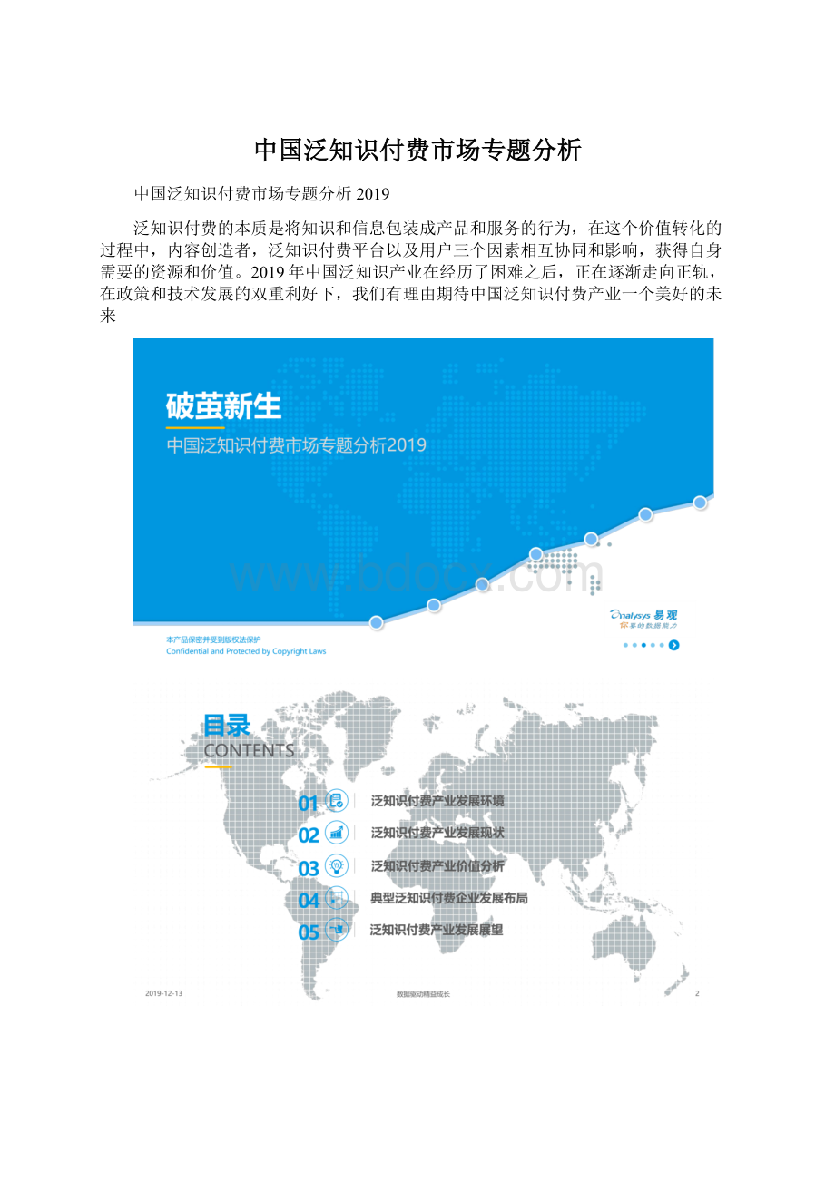 中国泛知识付费市场专题分析.docx_第1页