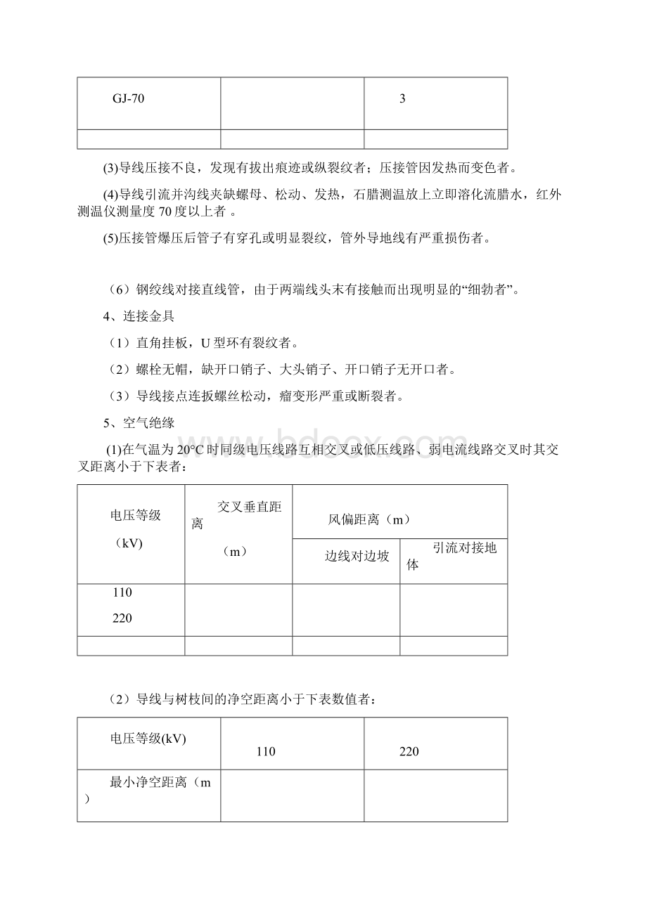 线路缺陷判断标准Word格式.docx_第3页