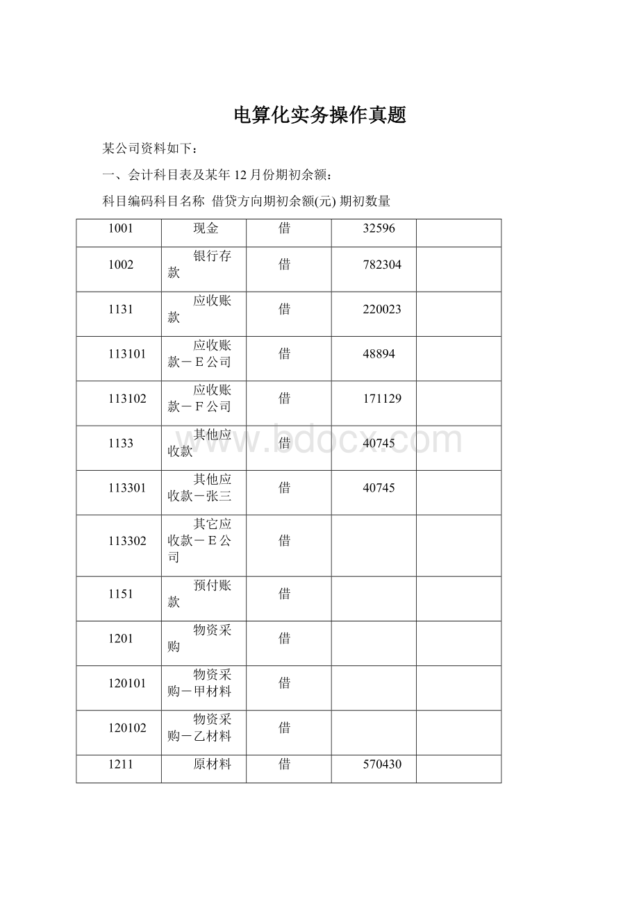 电算化实务操作真题Word格式文档下载.docx_第1页