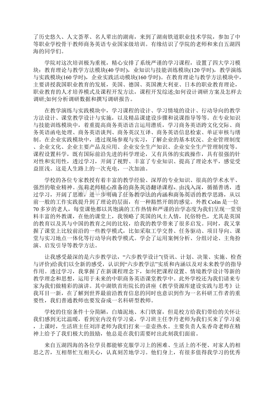 培训工作总结范文精选.docx_第2页