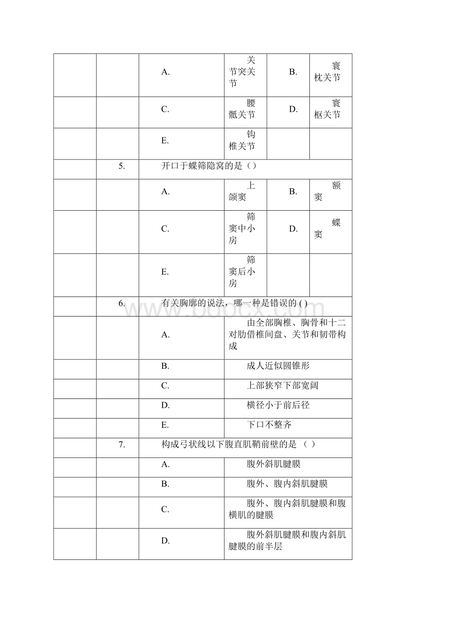 临床医学系统解剖学复习题文档格式.docx_第2页