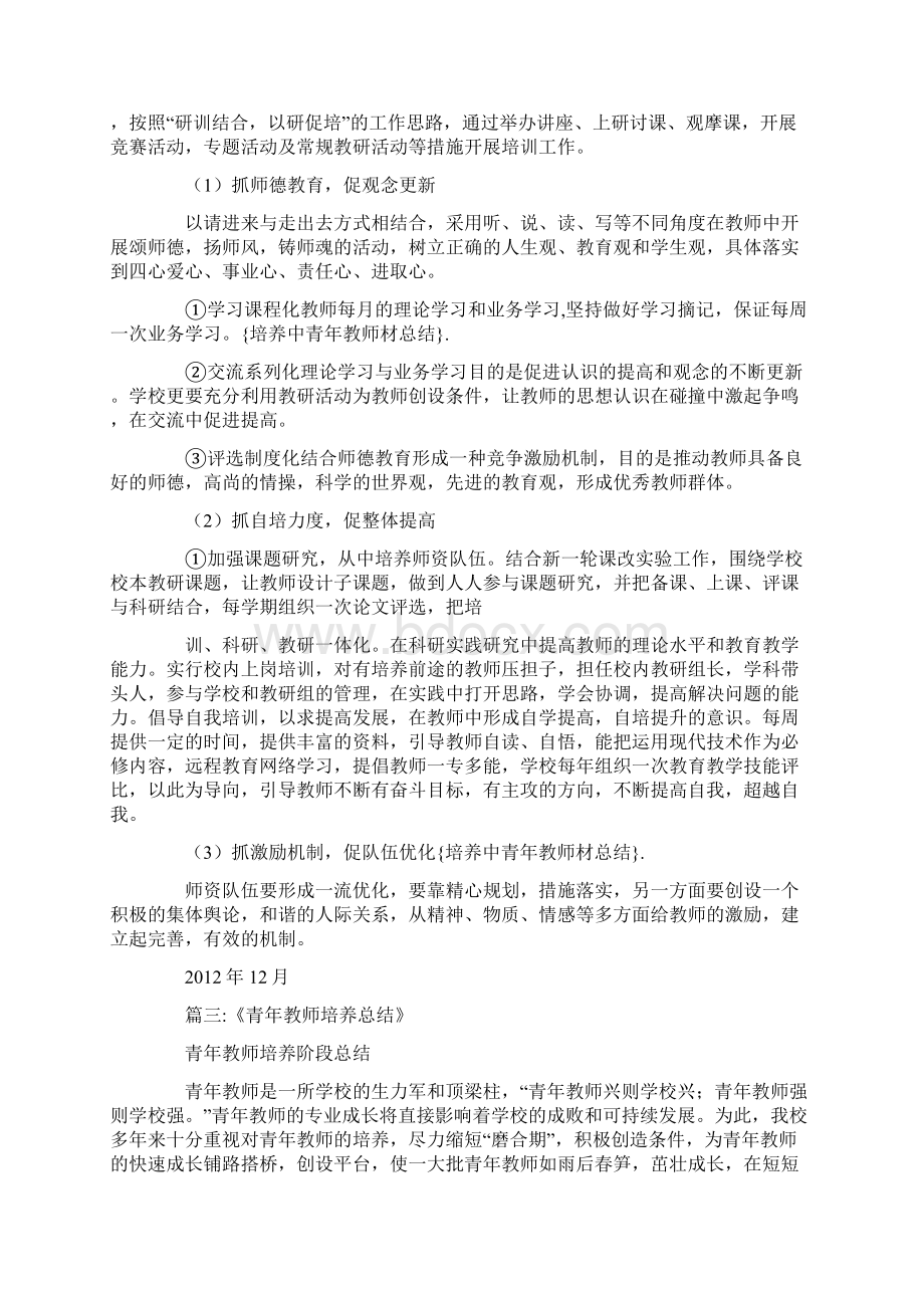 培养中青年教师材总结.docx_第3页