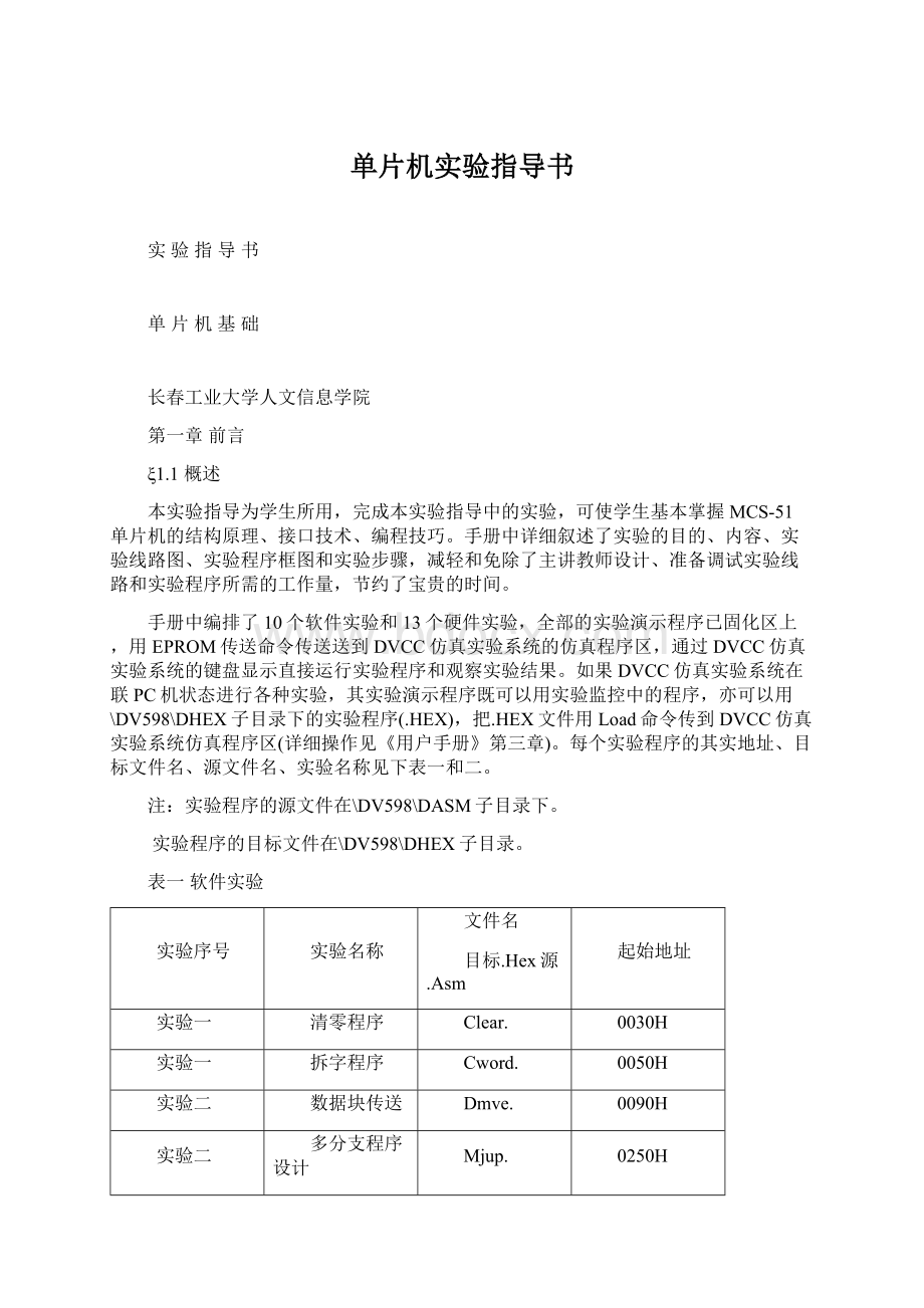 单片机实验指导书Word格式文档下载.docx_第1页