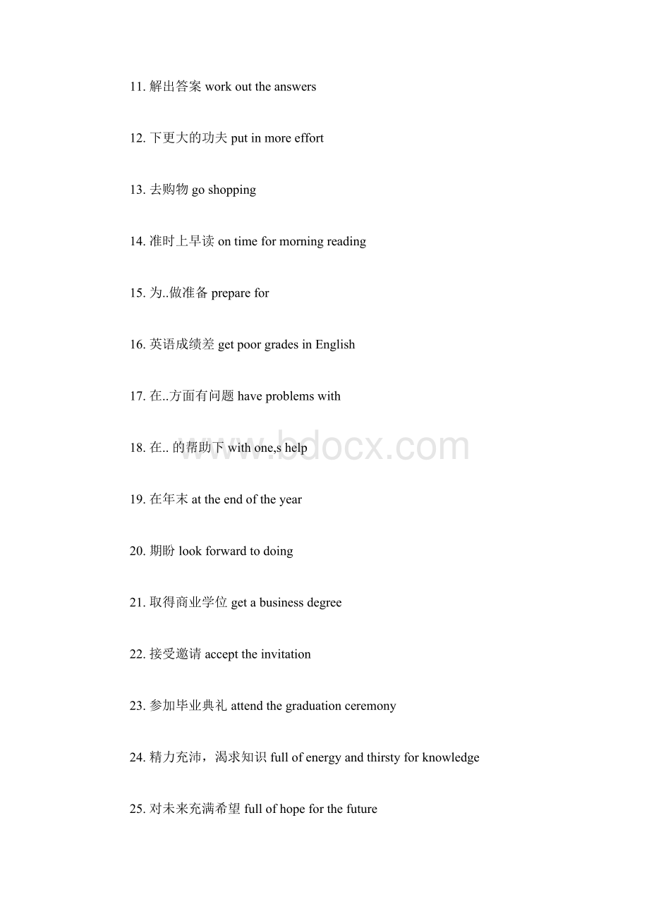 初三英语重点短语总结.docx_第2页