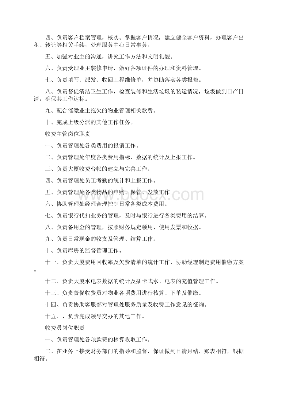 物业管理上墙岗位制度流程.docx_第3页