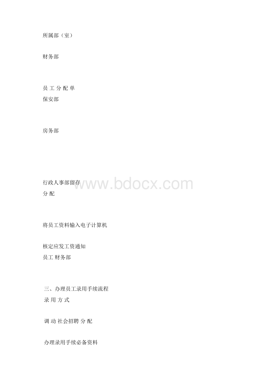 行政人事部操作流程Word文档格式.docx_第3页