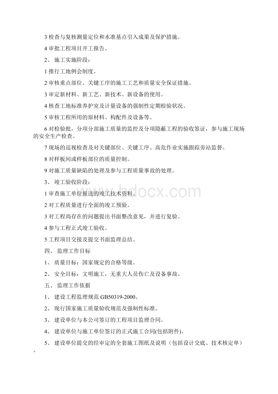 工程监理规划样本Word文档下载推荐.docx_第2页