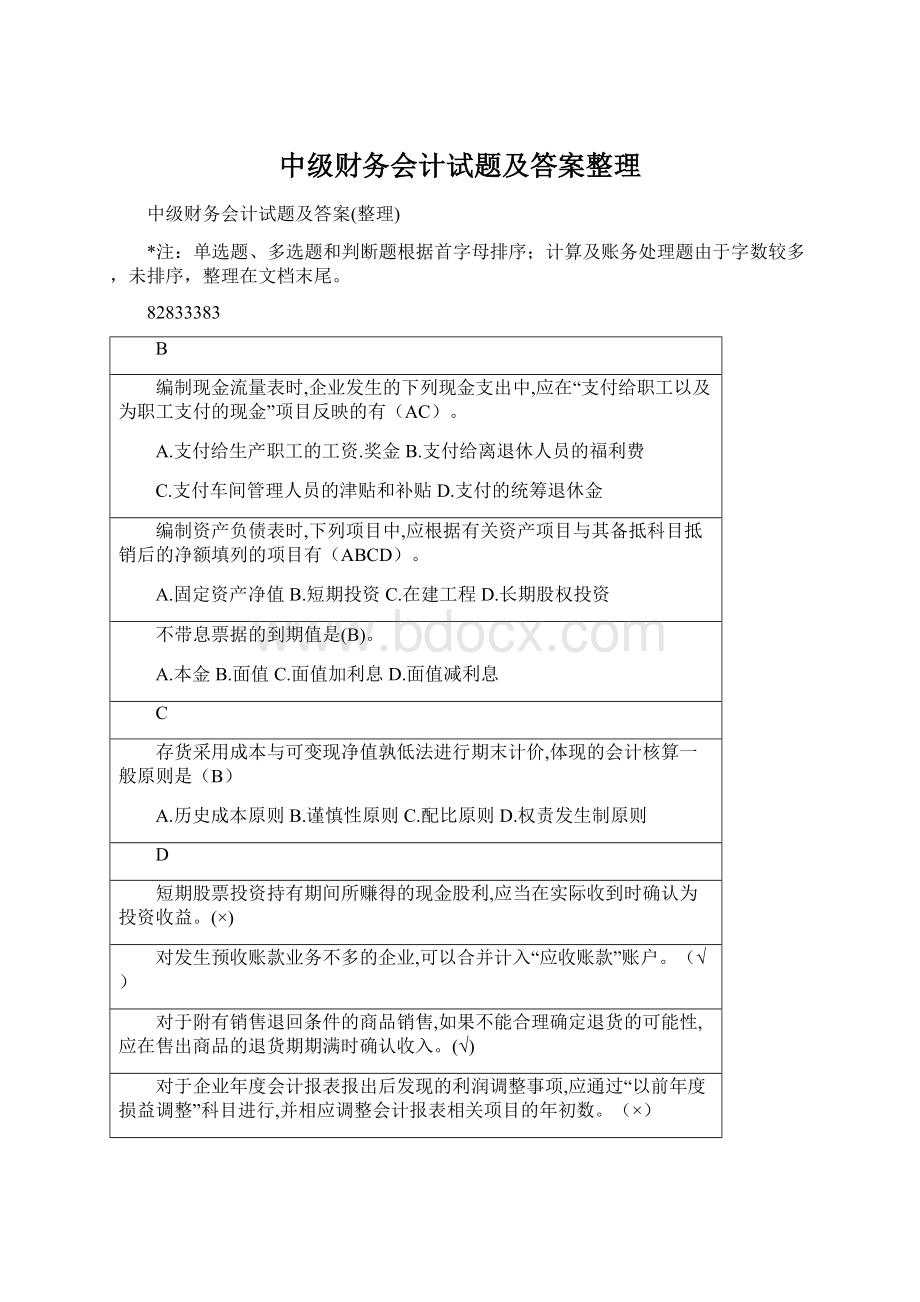 中级财务会计试题及答案整理文档格式.docx_第1页