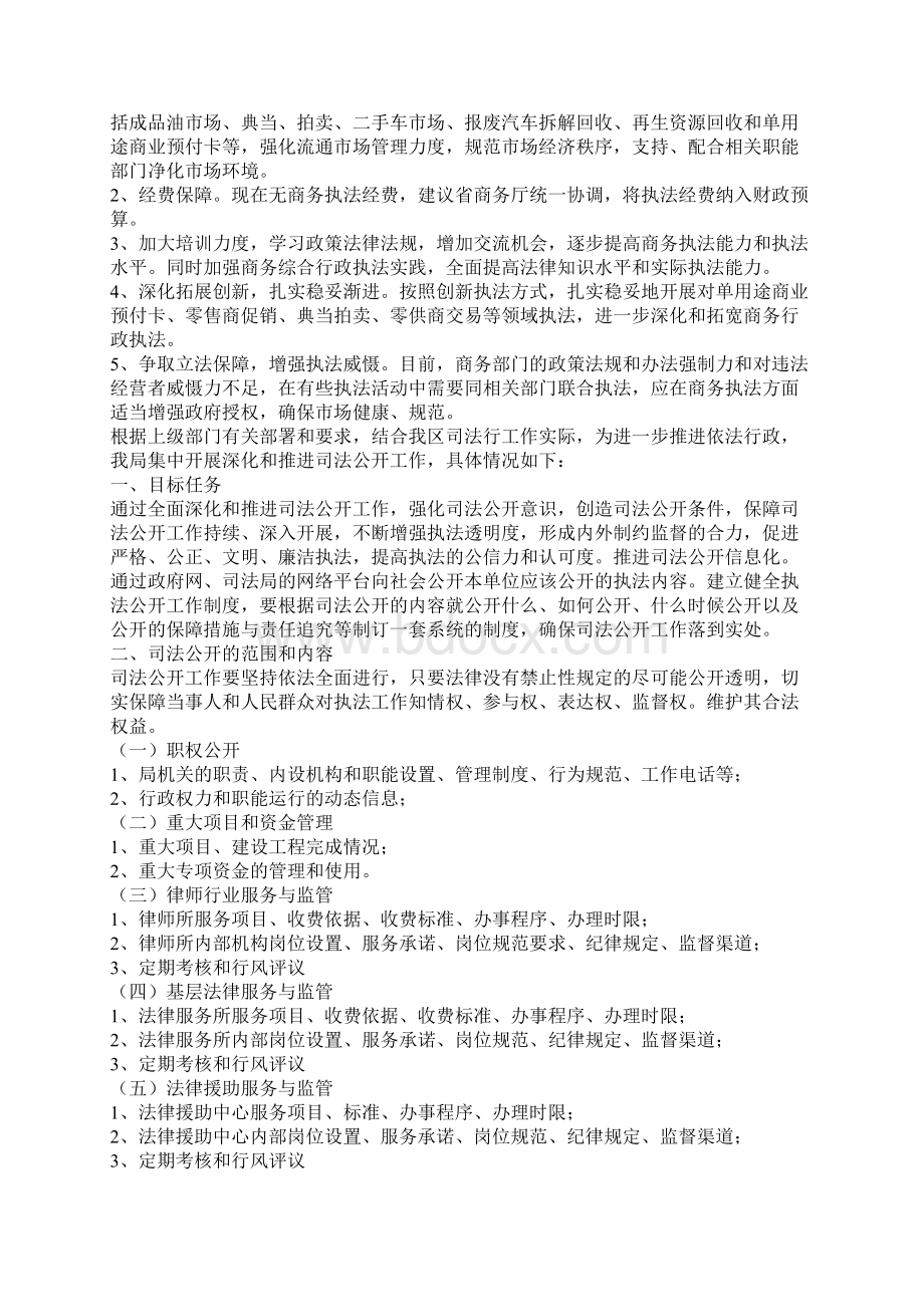 区司法行政公开工作进展情况汇报Word格式.docx_第3页