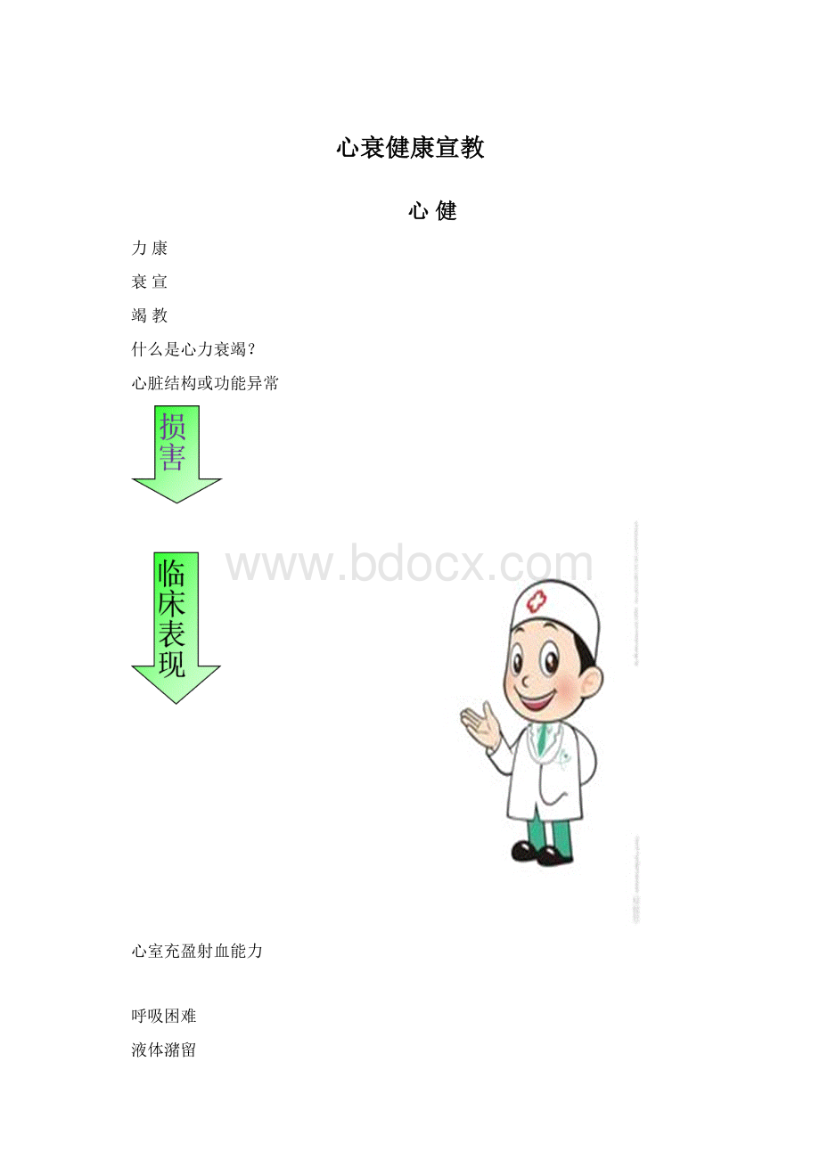 心衰健康宣教.docx_第1页