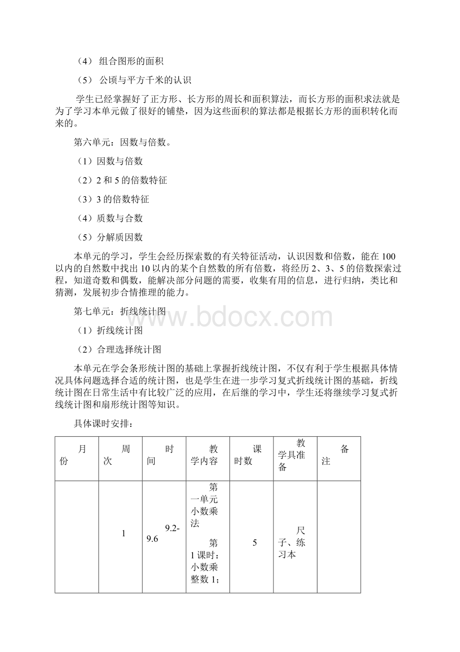 青岛版5年级数学上册教学纲要.docx_第3页