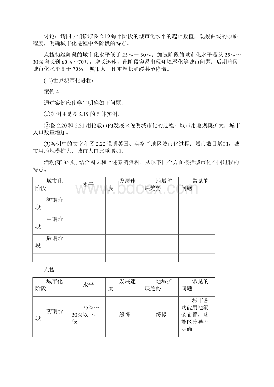 《城市化》教学设计Word文档下载推荐.docx_第3页