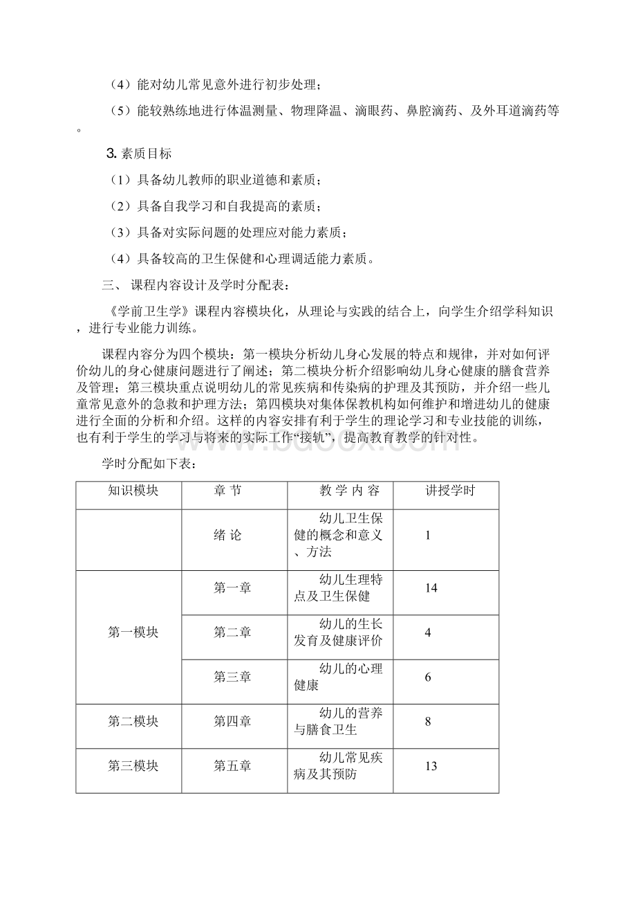 世卫标准学前卫生学课程标准.docx_第2页