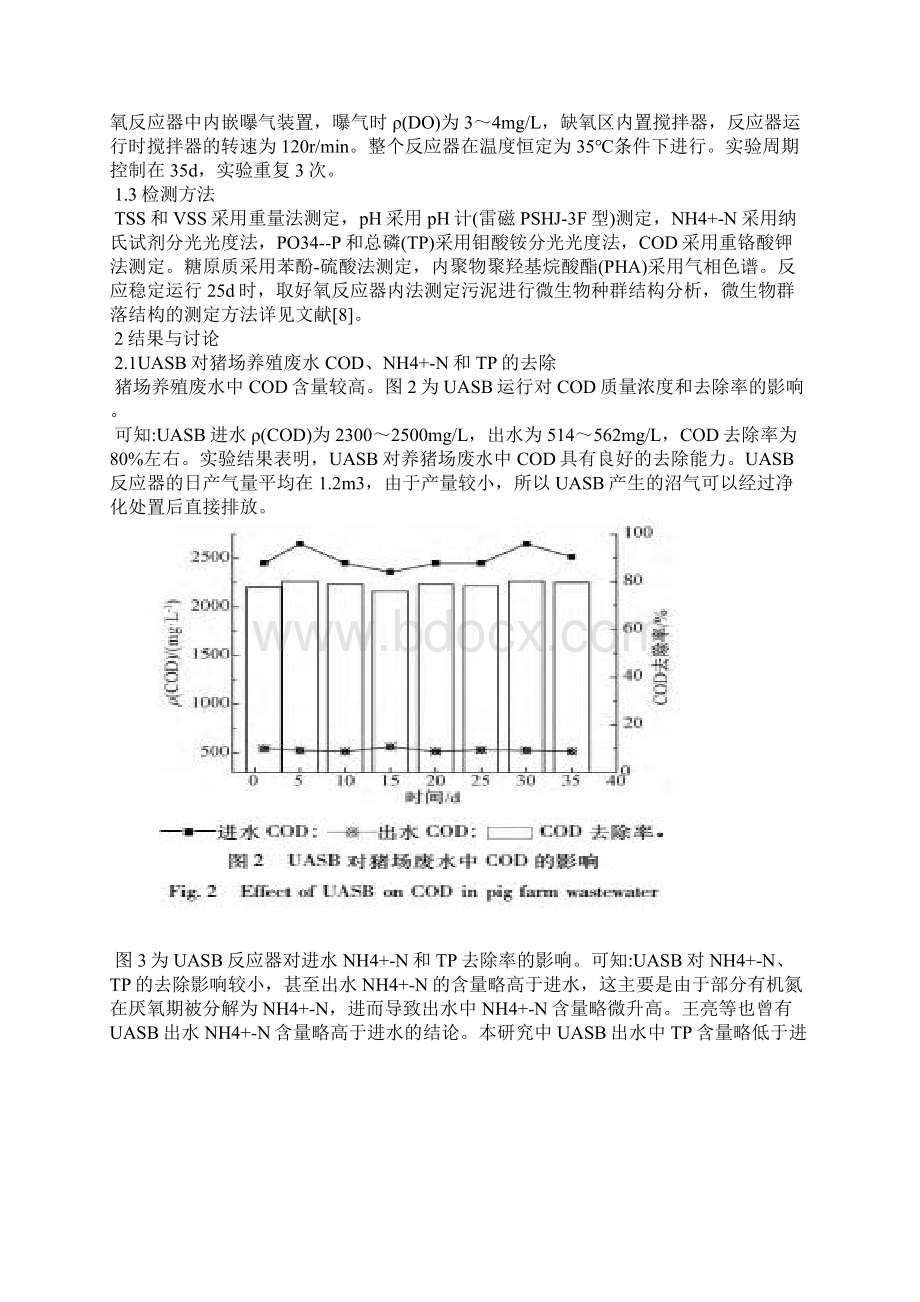 UASBOAO组合工艺对规模化养猪场废水的生物脱氮除磷研究.docx_第3页