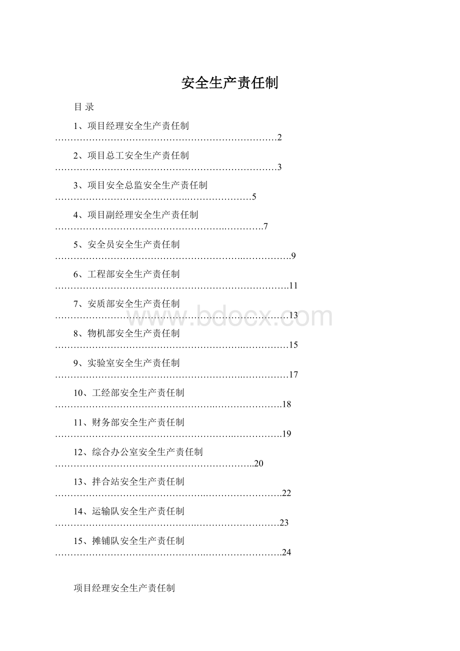 安全生产责任制.docx