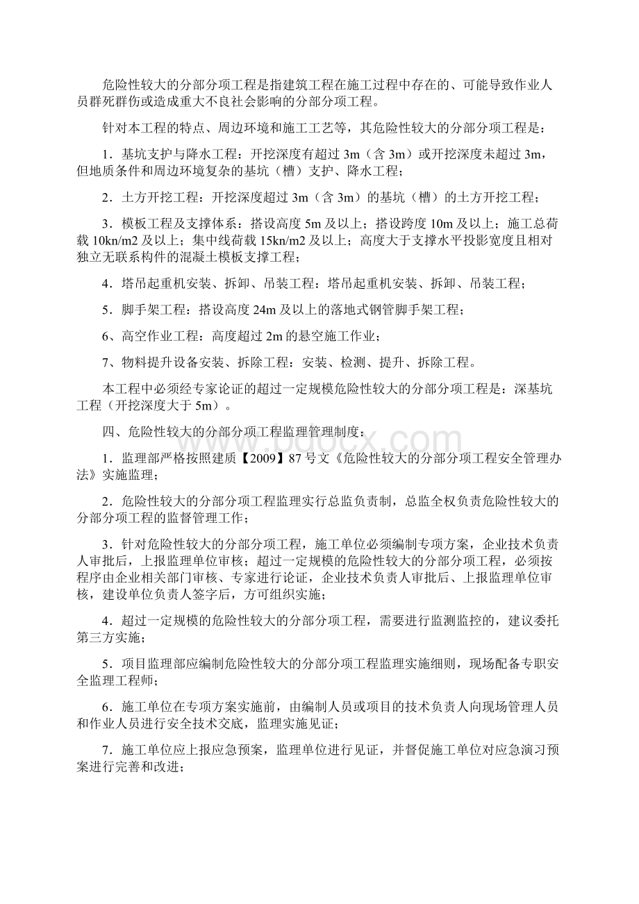 危险性较大的分部分项工程监理实施细则1Word格式文档下载.docx_第2页