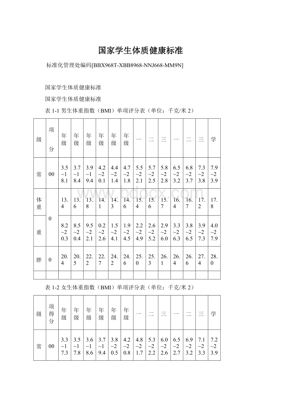 国家学生体质健康标准.docx