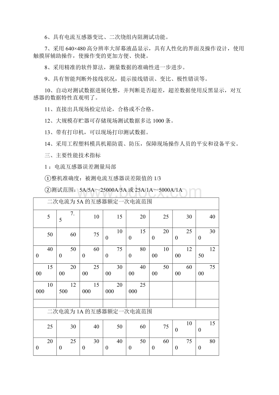 电流互感器现场校验仪说明书.docx_第3页