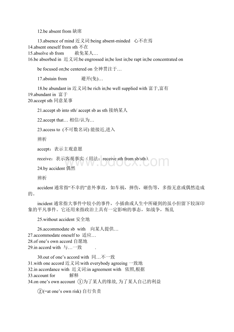 考研英语常用词组大全4249个文档格式.docx_第2页