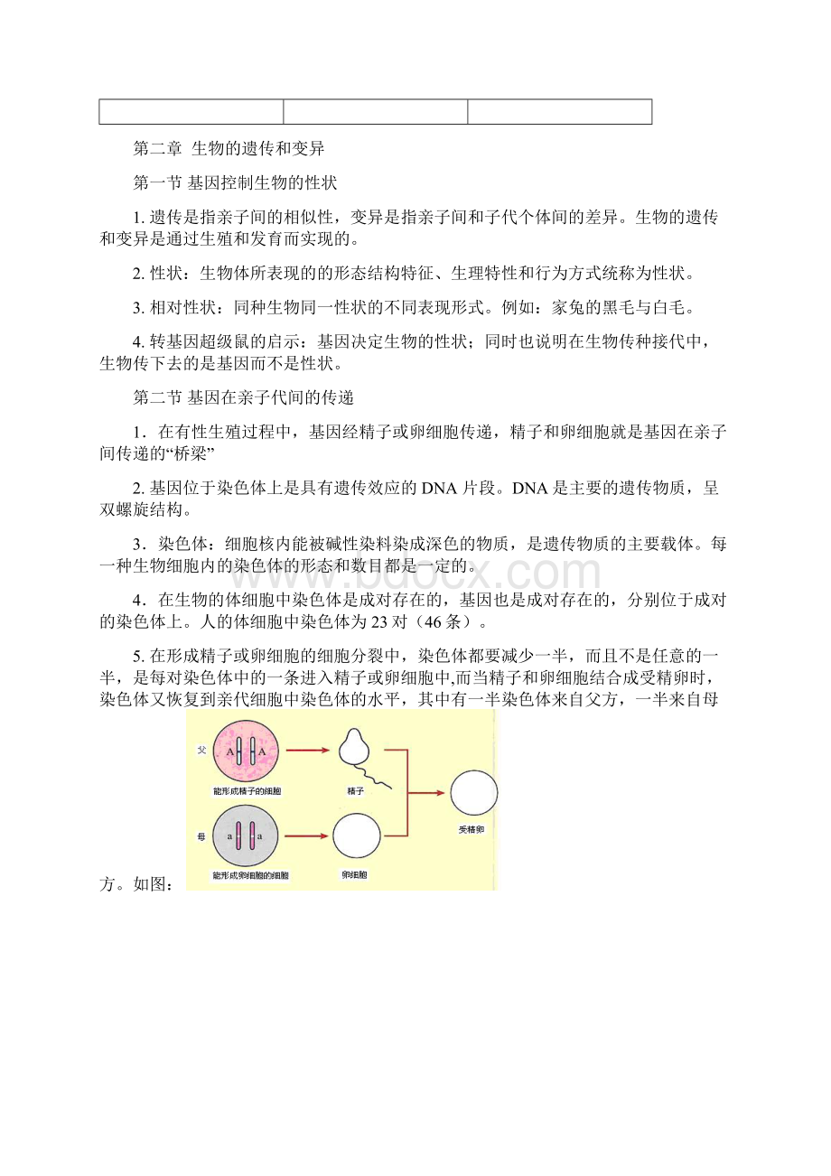 最新人教版八年级下册生物复习提纲全册 共11页.docx_第3页