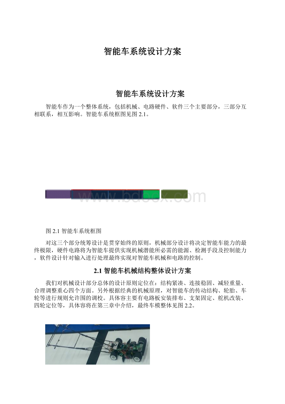 智能车系统设计方案Word文件下载.docx