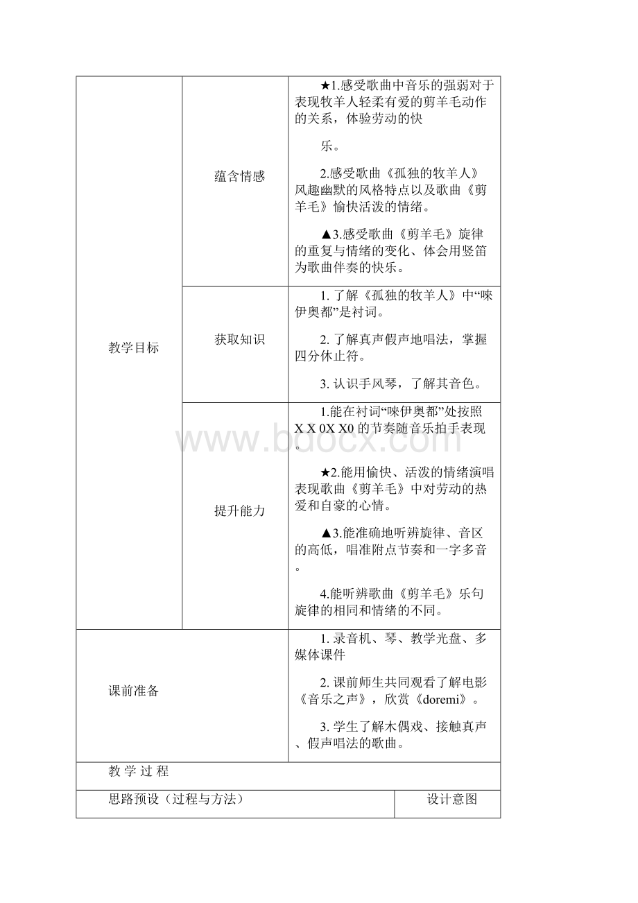 优质课教学设计《剪羊毛》音乐小学教案说课稿试讲稿.docx_第2页