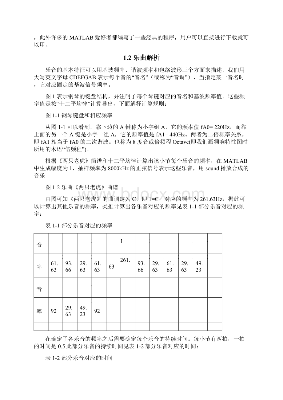 基于MATLAB的简单音乐合成Word文件下载.docx_第3页