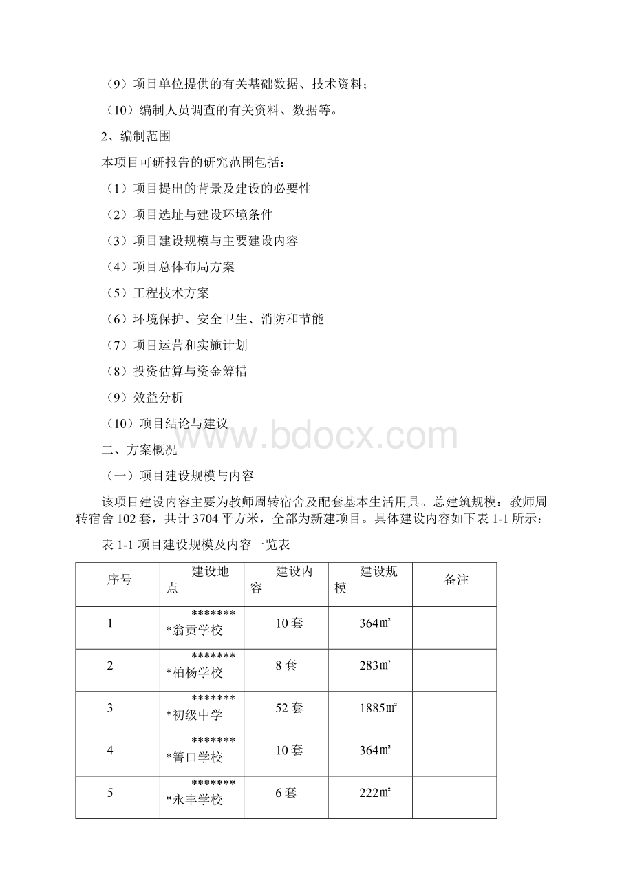 偏远艰苦地区农村学校教师周转宿舍建设项目可行性研究报告.docx_第2页