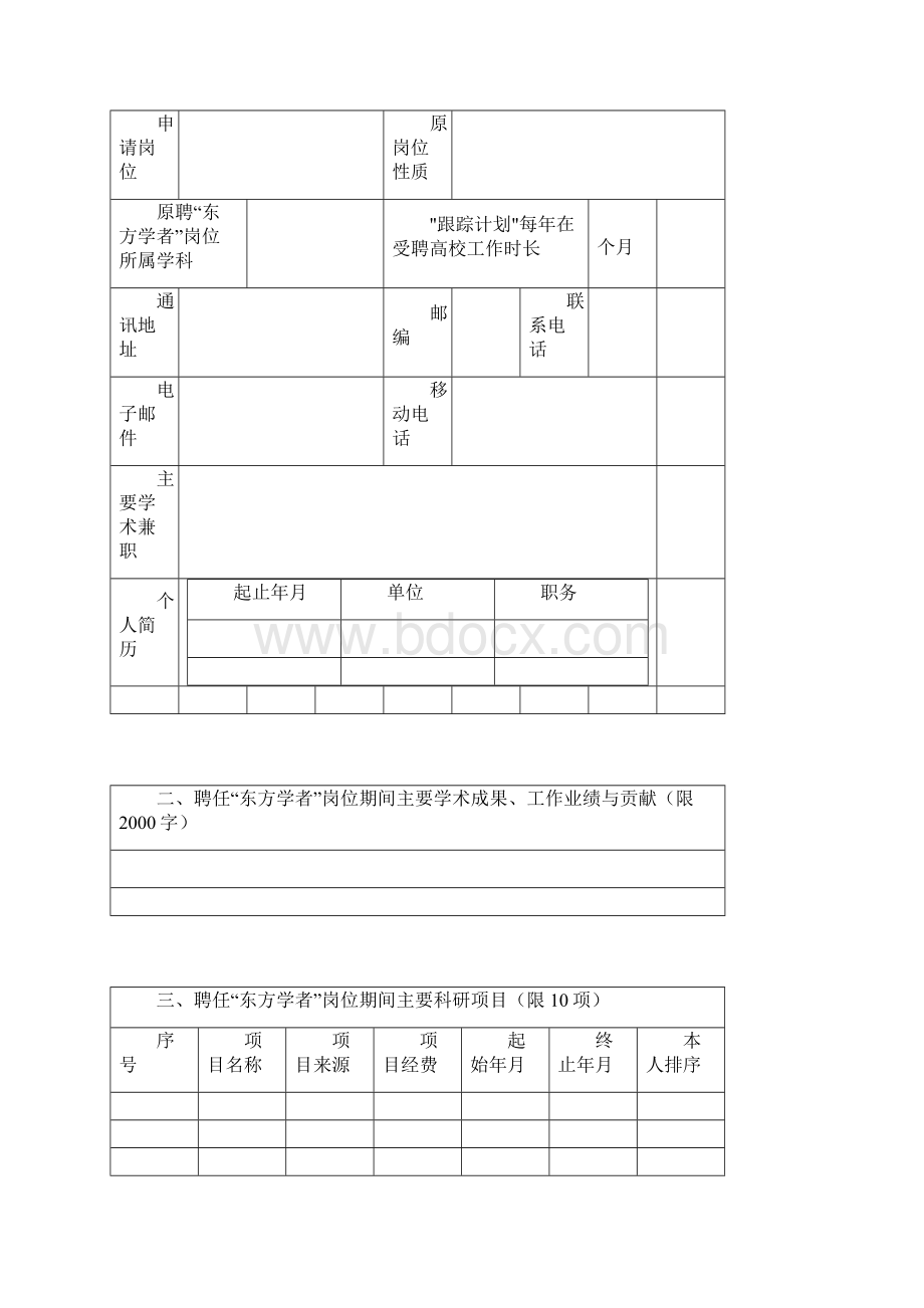 上海高校特聘教授东方学者岗位计划跟踪计划申请书模板.docx_第3页