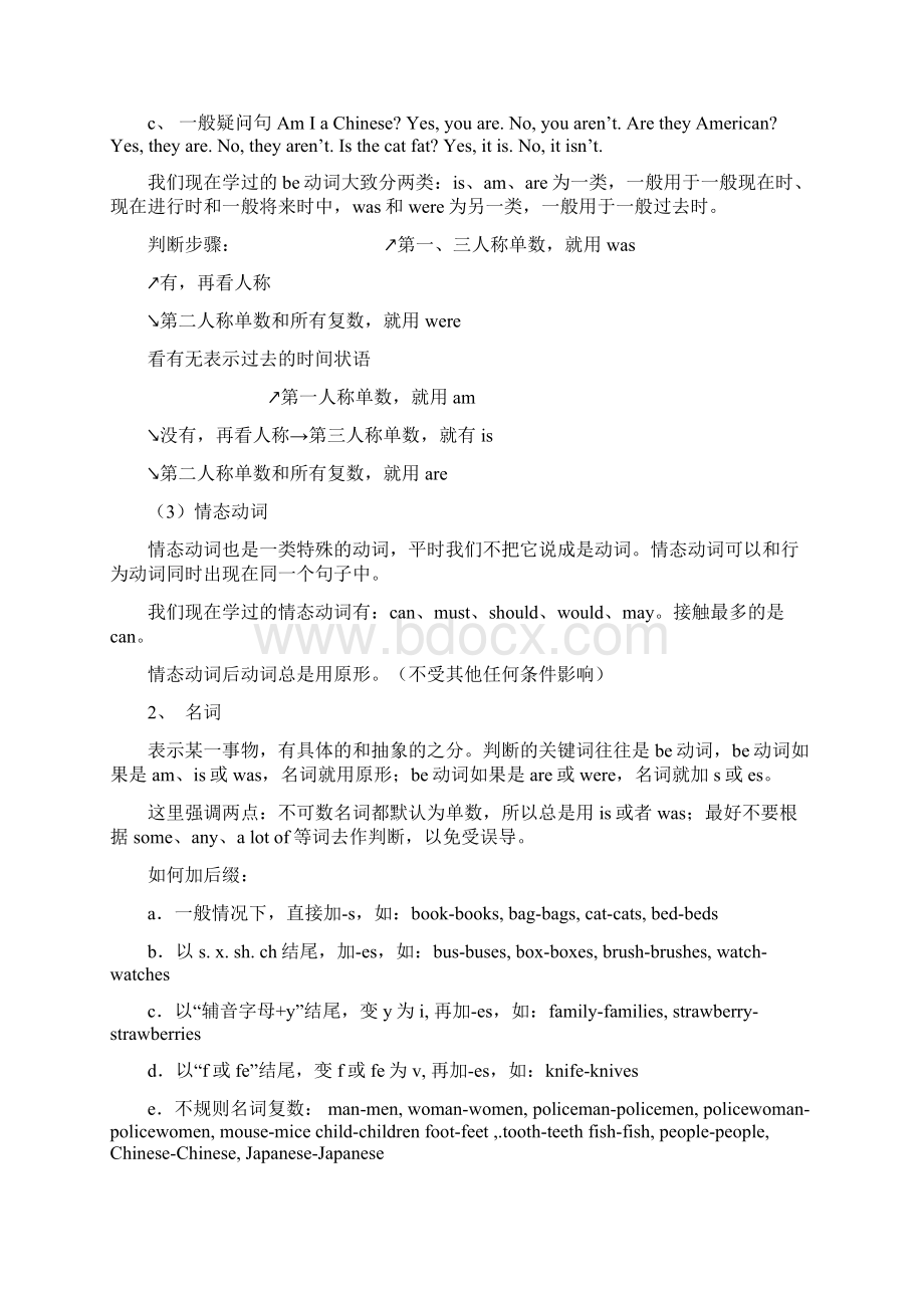 最新小升初六年级英语语法知识复习全面汇总Word格式文档下载.docx_第2页