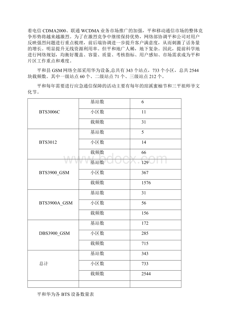 平和片区网络分析和优化思路报告二季度Word格式文档下载.docx_第2页