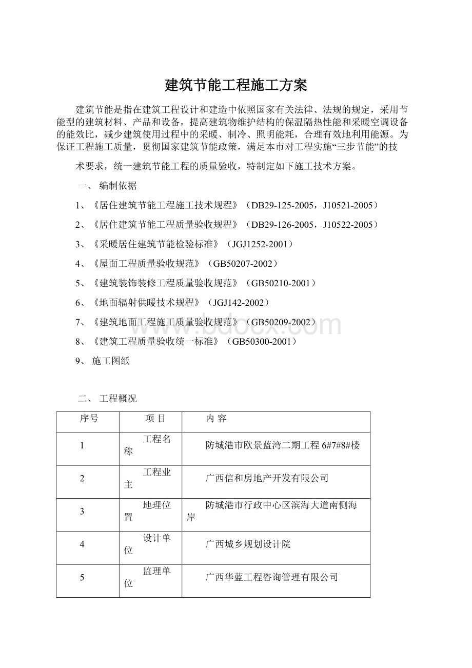 建筑节能工程施工方案Word文档下载推荐.docx_第1页