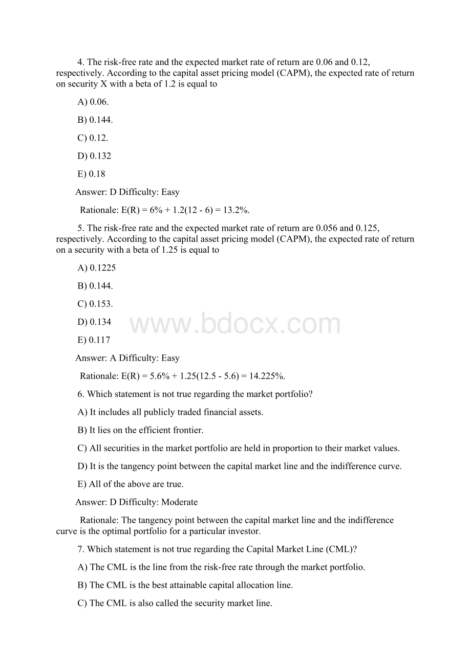 投资学第7版TestBank答案09Word格式文档下载.docx_第2页