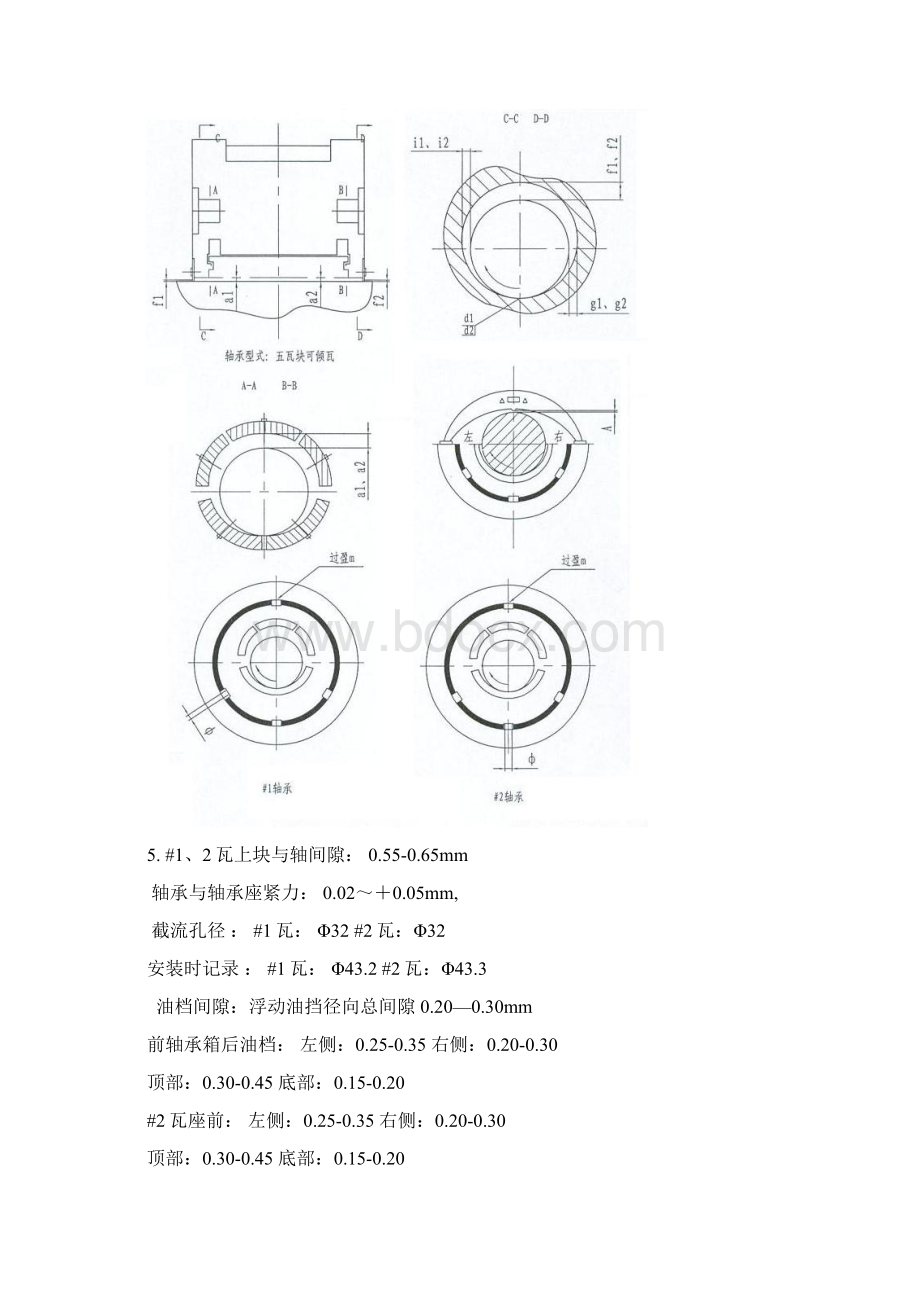 东方300MW汽轮机本体调速部分质量标准.docx_第3页