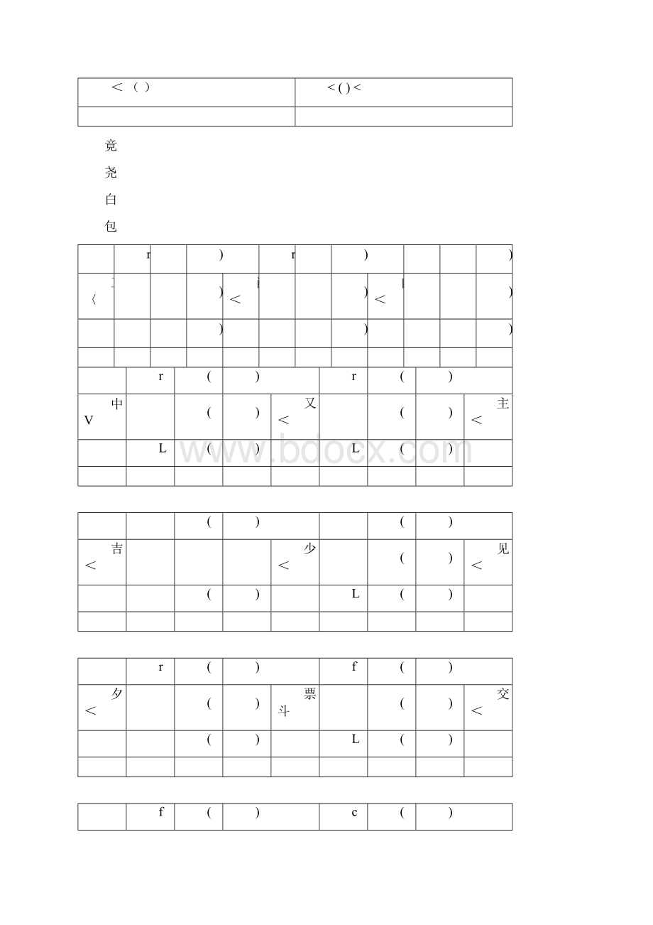 小学一年级加偏旁部首组新字并组词及选择正确的读音.docx_第3页