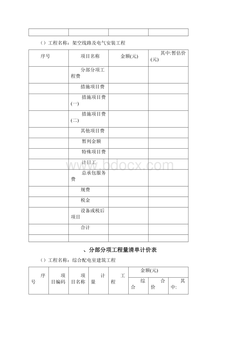 已标价的工程量清单报价表.docx_第3页