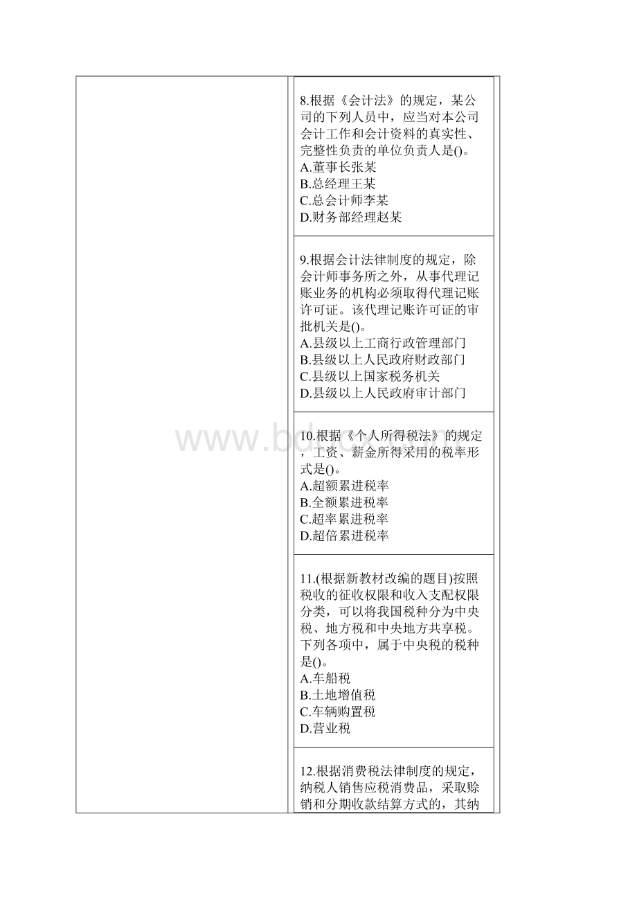 经济法基础试题Word文档格式.docx_第3页