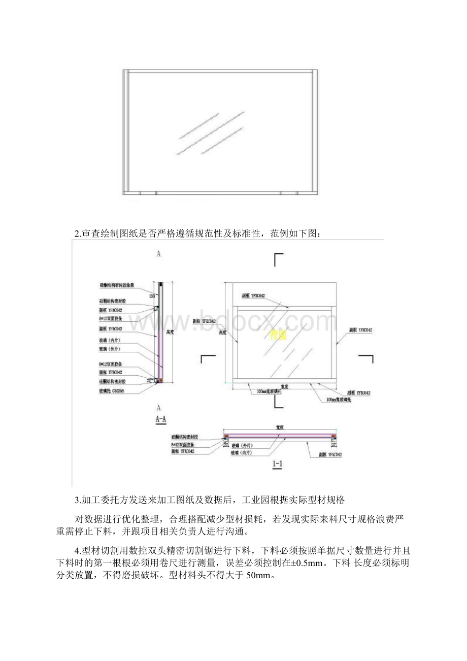 工业园隐框幕墙和开启扇玻璃合片说明16年.docx_第2页