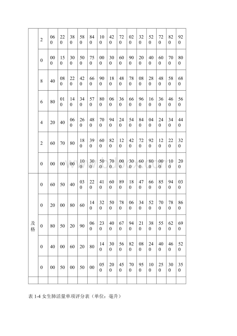 国家体质健康测试最新标准完整版文档格式.docx_第3页